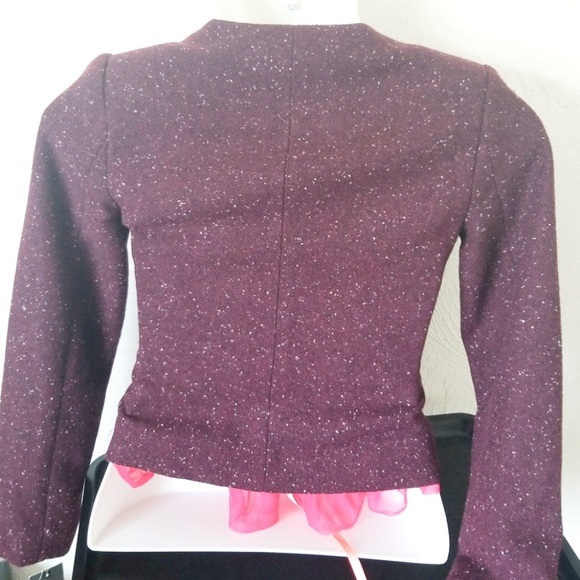 womens mossimo jacket hollyhock small - Picture 5 of 6